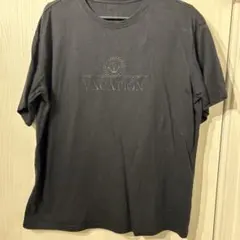 VACATION 刺繍 半袖Tシャツ ブラック