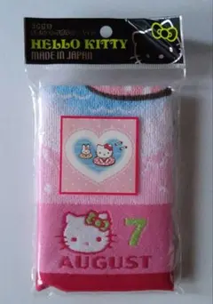 HELLO KITTY タオル 8月の誕生石デザイン