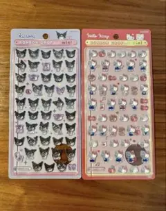 【正規品】ボンボンドロップシールmini 赤キティ/クロミ