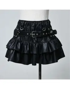 HEIHEI ヘイヘイ リボンフリルショートパンツ BLACK - メルカリ