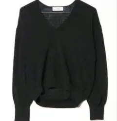 最終値下げになります！美品！ SLOBE IENAリネン混 Vネックニット