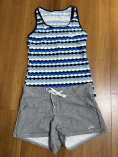 キッズ水着 タンクトップとショートパンツセット　サイズ9M 女子
