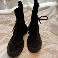 STACCATO ブラック ハイカットブーツのサムネイル