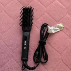 SALONIA ブラシヘアアイロン ブラック