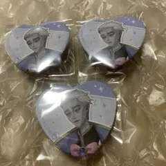 第五人格　隠者　サンリオコラボ　ハート型缶バッジ