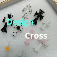 ネイルパーツ✵クロスパーツ✵クロスネイル✵クロムネイル✵ローズ✵ドット