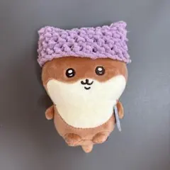 ちびぐるみボーダー猫耳ニット帽