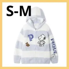 新品未使用　【PEANUTS】オリジナルアート ジャガードパーカ　ジェラートピケ