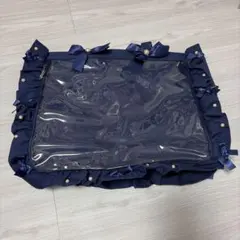 ザッカマート A3フリルデザイン痛バッグ 5周年 ネイビー