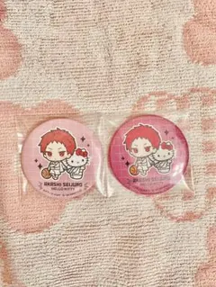 黒子のバスケ　赤司征十郎　サンリオ　缶バッジ　グリッター