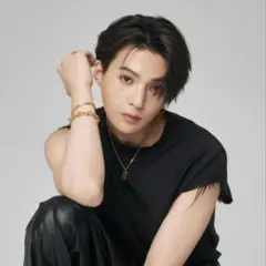 IRIEBEACH Dome hoop pierce両耳　ピンクゴールド八木勇征