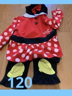 ディズニー　ミニー　なりきり　パジャマ　赤　黒　水玉　可愛い　フリフリ
