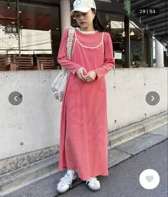 ハローサンフランシスコ　ロンTEE付ボーダーワンピース