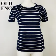 OLD ENGLAND ボーダー カットソー ネイビー 36 1265-Bのサムネイル