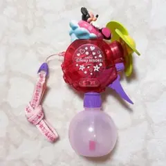 【ディズニー●ミスト機能付きハンディファン ミニー／美品】