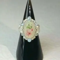 No.3917 ビーズリングハンドメイド(13～15号)