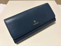 FURLA 長財布 ネイビー