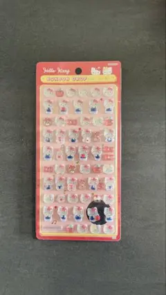 赤キティ　キティちゃん　ボンボンドロップシール　ミニ　サンリオ　正規品