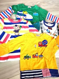 mikihouse ロングTシャツ 4枚セット 80cm