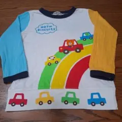 美品ミキハウスMIKIHOUSE長袖TシャツロンTカットソー100男の子