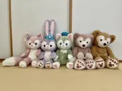 ダッフィー＆フレンズ　ぬいぐるみ　Sサイズ　5体セット