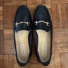 MODE ET JACOMO 黒　ローファーのサムネイル