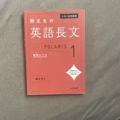 大学入試問題集 関正生の英語長文ポラリス[1 標準レベル]