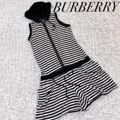 BURBERRY バーバリー オールインワン ボーダー フード付 38のサムネイル