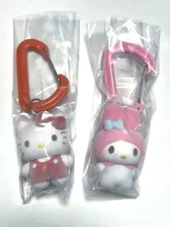 サンリオ カラフルカラビナマスコットチャーム キティ マイメロ