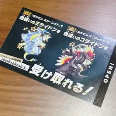 ポケモン SV 色違いミライドン コライドン