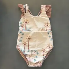 アリシアスタン ベビー 水着 パームツリー柄