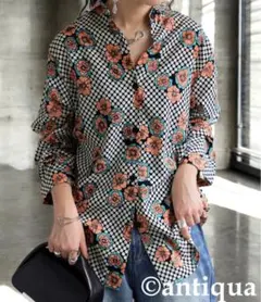 アンティカ　今期長袖シャツ　人気商品