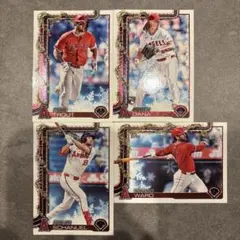 Toops MLB 2025 ホリデー　ロサンゼルス・エンゼルス　4枚セット