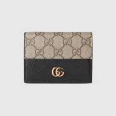 GUCCI グッチ オンライン限定 ダブルGバイカラー カードケース ウォレット