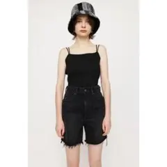 SLY デニムショートパンツ ブラックのサムネイル