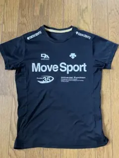 DESCENTE Move Sport Tシャツ M ブラック