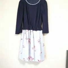 Rirandture リランドチュール パール ビジュー付 ドッキングワンピース