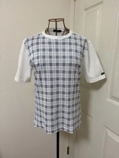 バーバリーブラックレーベル　ノバチェック　半袖　Tシャツ