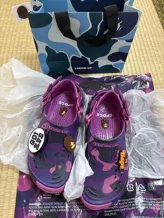 A BATHING APE×crocs Friends&Family サンダル - メルカリ