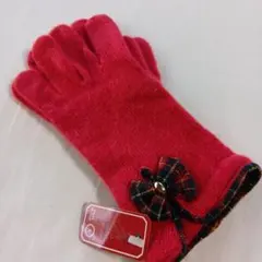 イタリア製　赤い手袋