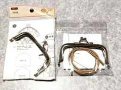 未使用 がま口金 シルバー ハンドメイド 手作り パーツ スチール クラフト