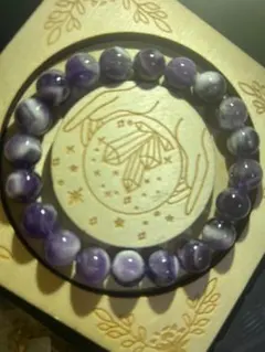 天然石♡ドリームアメジスト　10mm ブレスレット