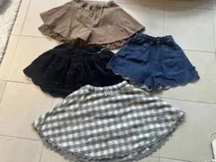 メゾピアノ　スカートとショートパンツセット