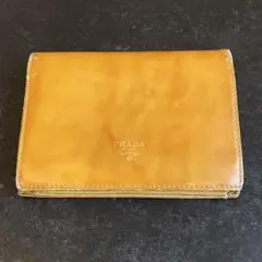 プラダ　PRADA　折りたたみ財布　小銭入れ　札入れ　希少カラー
