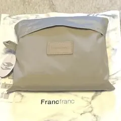 新品未使用　フランフラン　キルティング 圧縮オーガナイザー グレイ L