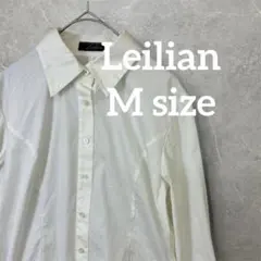 □ Leilian レリアン 長袖シャツ オフホワイト サイズ9号(M)のサムネイル