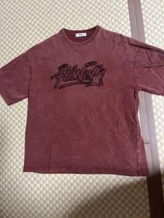 WEGO 半袖Tシャツ ボルドー