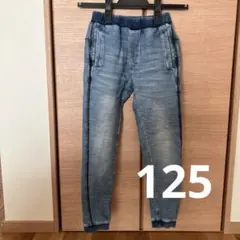 ARCH&LINE デニムブルー スリムフィットパンツ　M（115〜125）