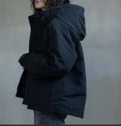 アーバンリサーチSonny Label フーディーダウンジャケット ブラック