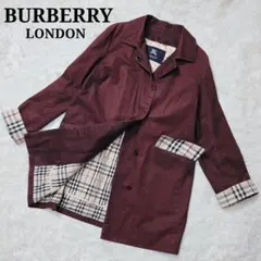 ✨極美品✨バーバリーロンドン ライナー付き ステンカラーコート L ノバチェック